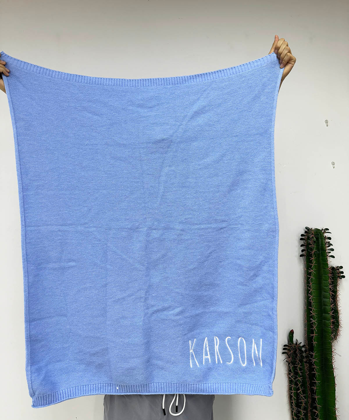 Custom Embroidered Name - Baby Blanket