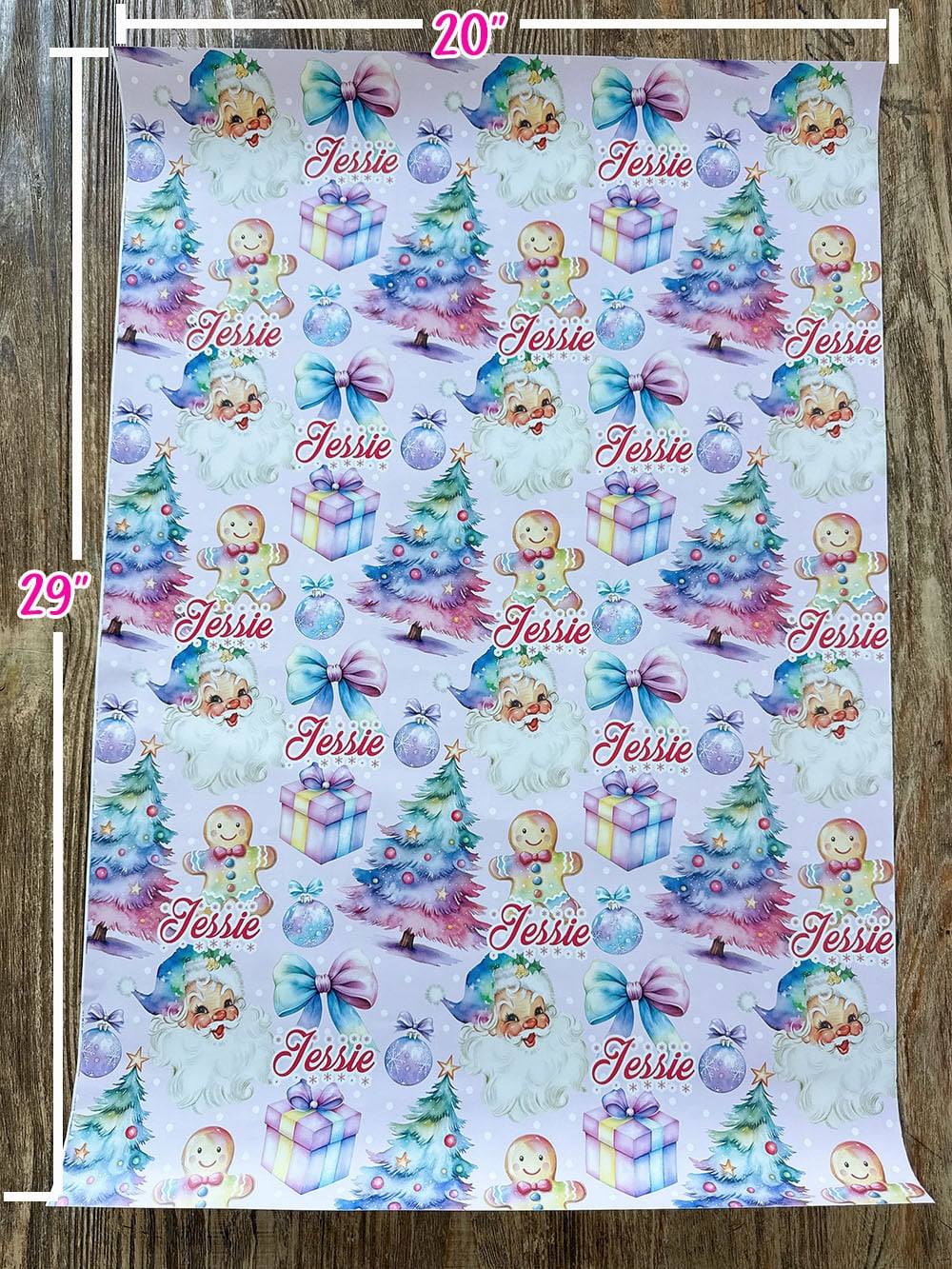 Custom Christmas Wrapping Paper