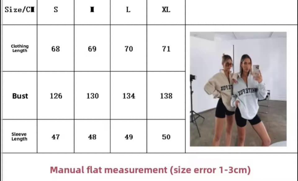 White F 0 X half zip SweatShirt