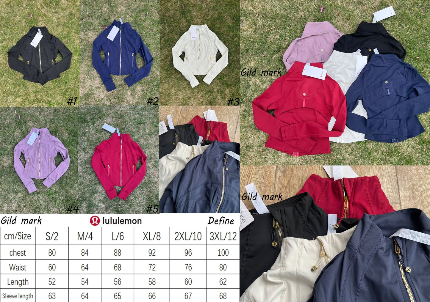 L u L u Jacket Gold Lable