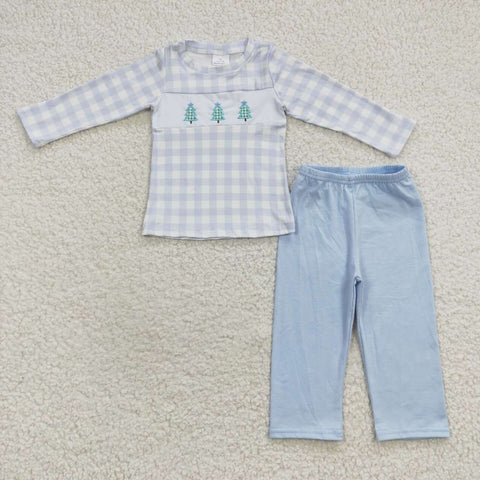 Embroidered Christmas Tree Set