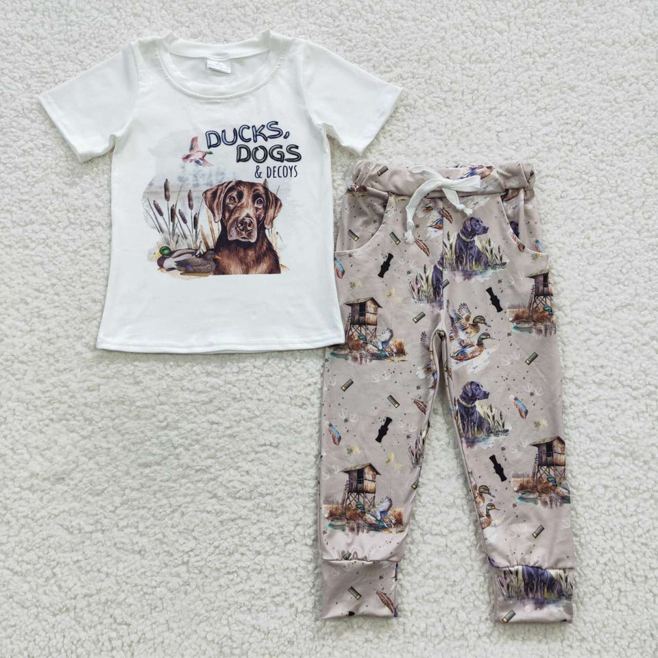 Dog's Duck's and Decoys pants set