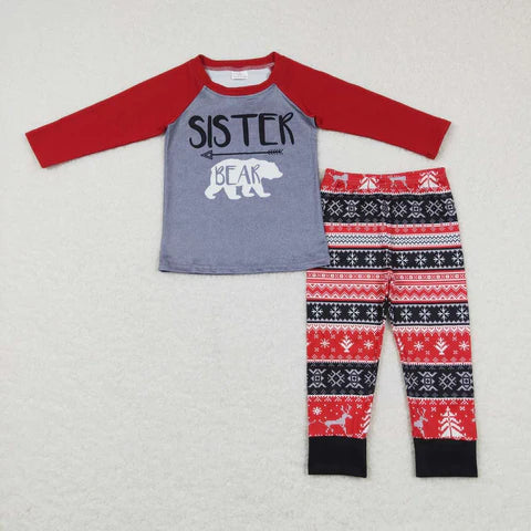 Sister Bear Pants Set