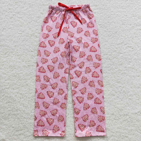 Christmas Tree Cake Family Pajamas - Adult Pink