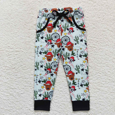 Boys Pants - Christmas Cow