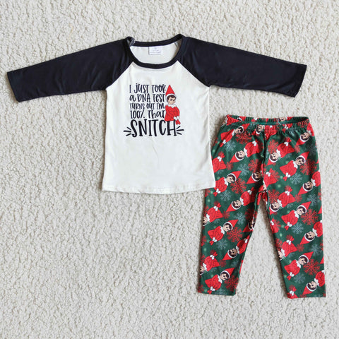 Elf on the shelf Pants Set