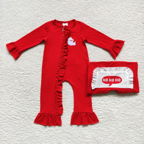 Red Santa Family Pajamas - Baby