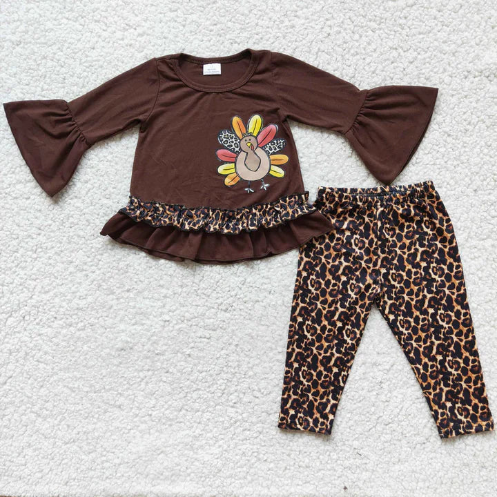 Thanksgiving Matching Printed Turkey Set