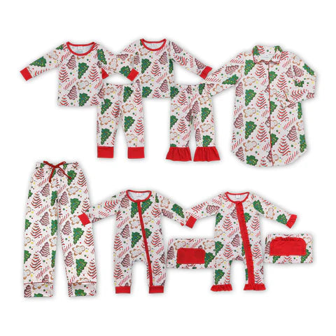 Matching Family Christmas Tree Cake Christmas Pajamas