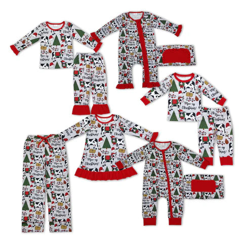Matching Family Mooy Christmas Pajamas