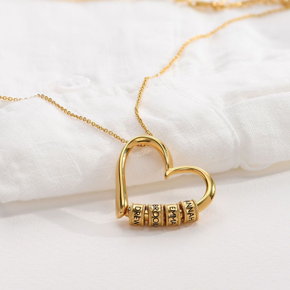 Custom Heart Pendant Personalized Name Necklace