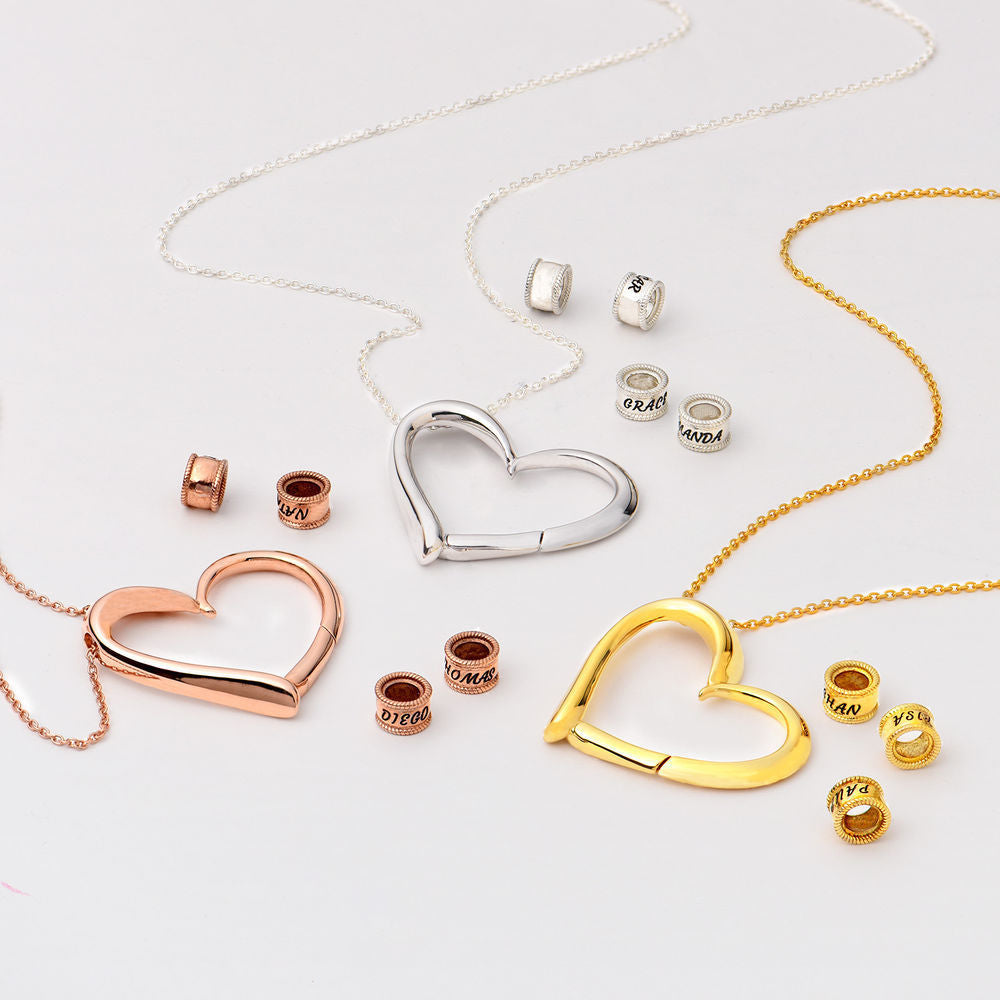 Custom Heart Pendant Personalized Name Necklace