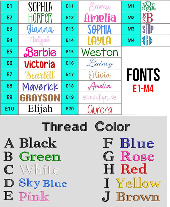 Custom Embroidery Name Kid's Bamboo Rompers
