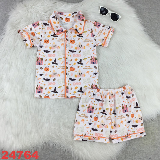 Matching Sibiling Halloween Pajamas