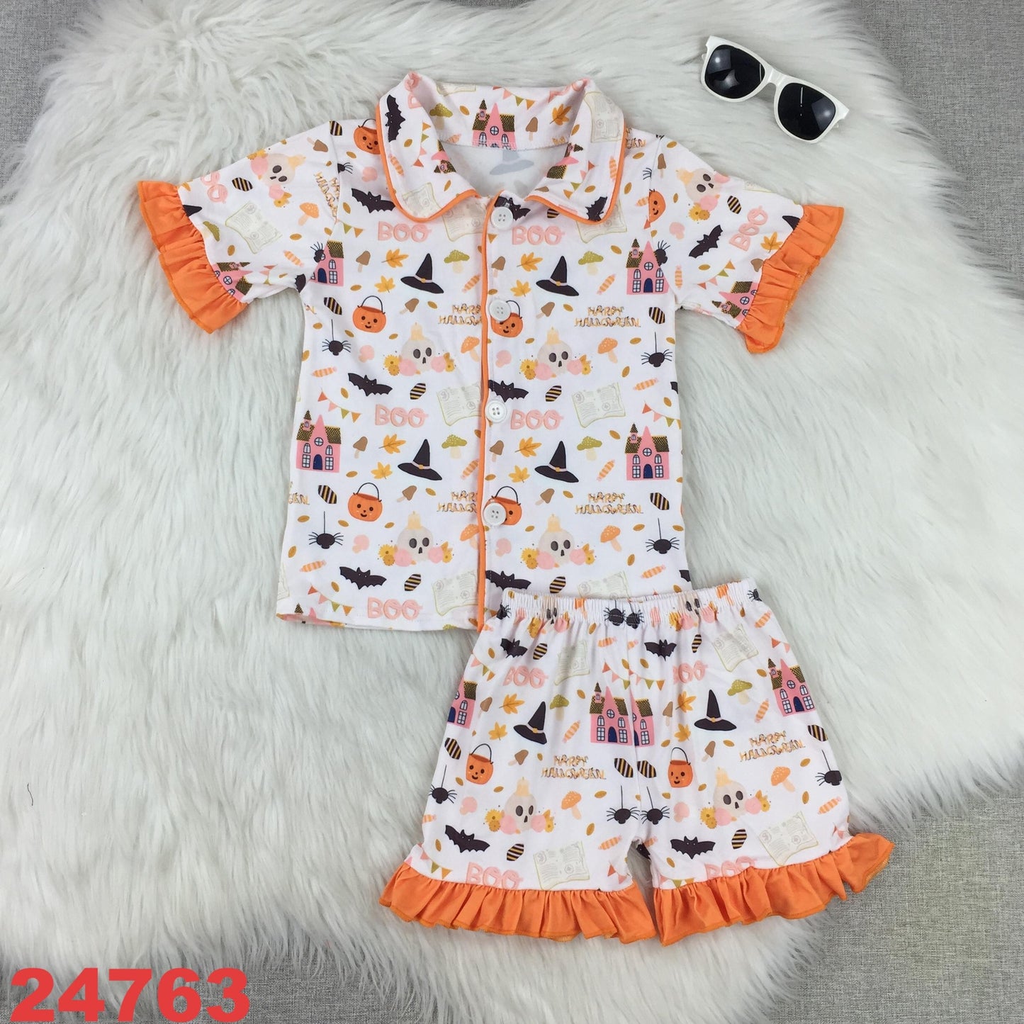 Matching Sibiling Halloween Pajamas