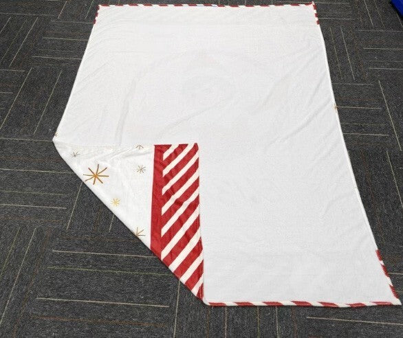 Custom Name Christmas Elf Blanket