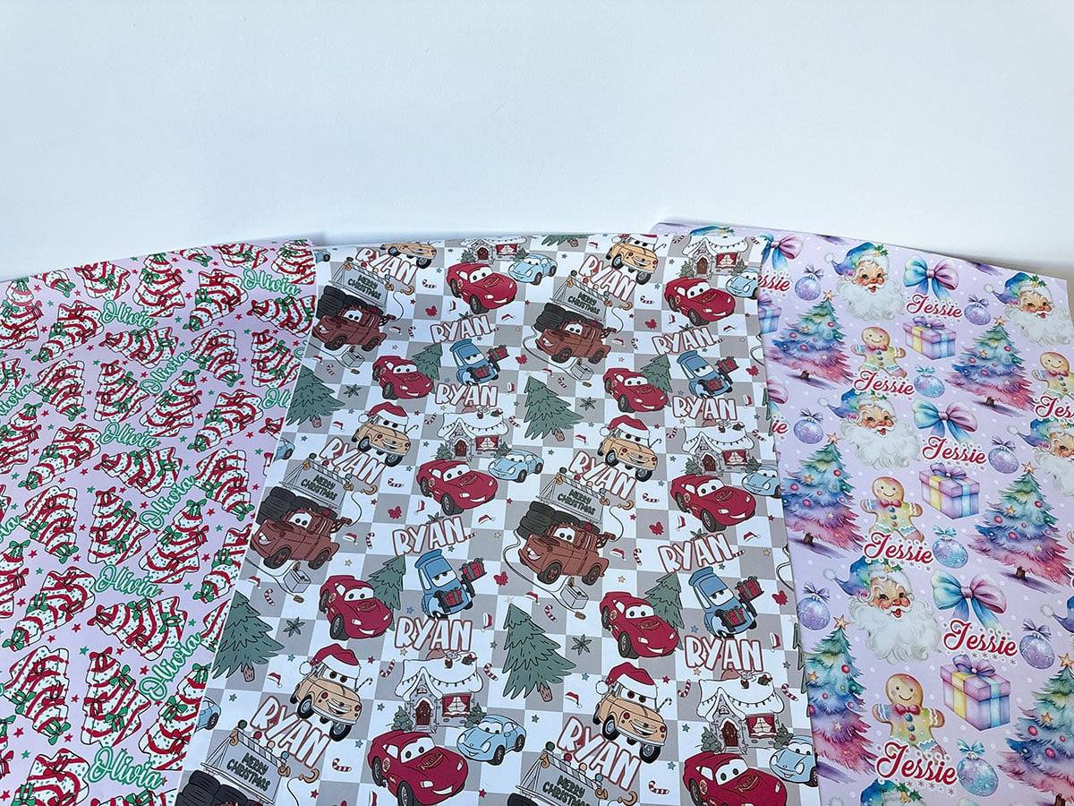 Custom Christmas Wrapping Paper