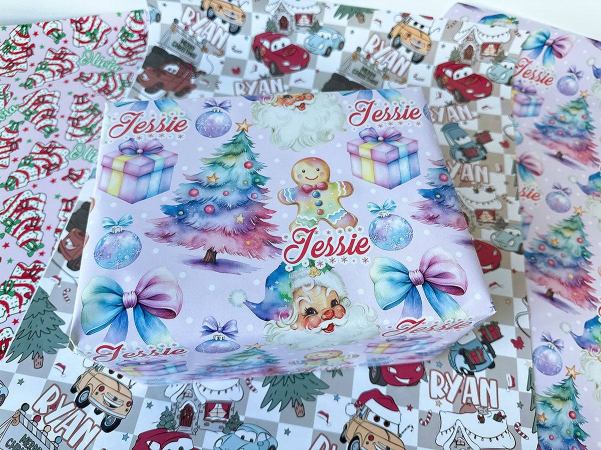 Custom Christmas Wrapping Paper