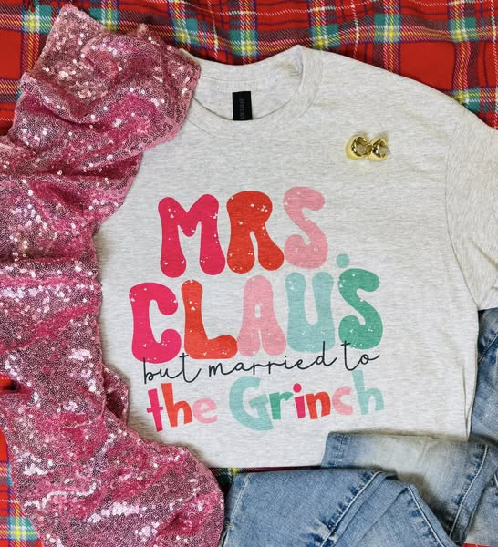 Mrs. Clause but married to the Gr!nch