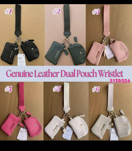 L u L u Leather Wristlet