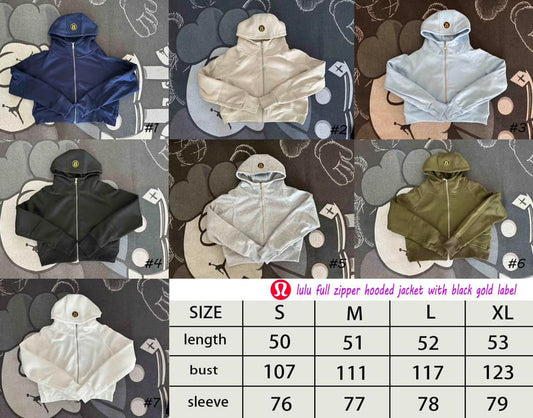 L u L u Jacket Black/Gold Logo