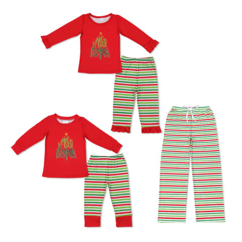 Matching Family Merry Christmas Pajamas