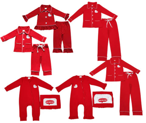 Family Matching Santa Pajamas