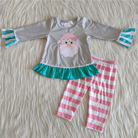 Embroidered Sants Pants Set