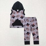 Cowboy Tank Hoodie Set