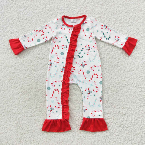Candy Cane Family Pajamas - Baby