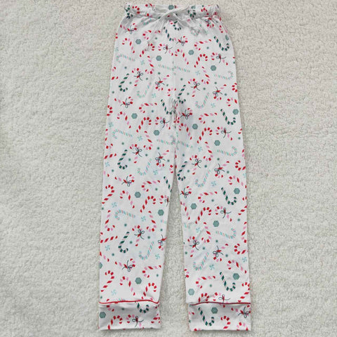 Candy Cane Family Pajamas - Adult