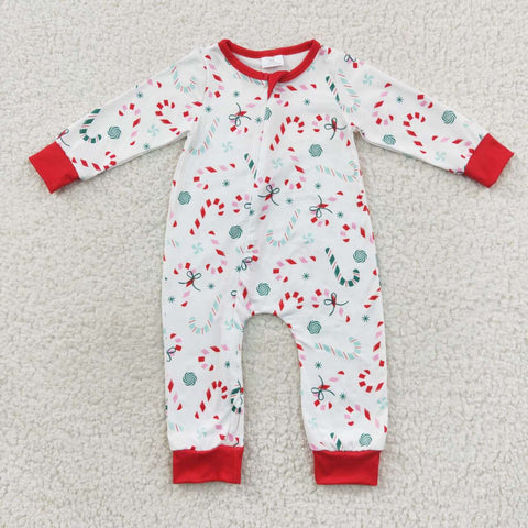 Candy Cane Family Pajamas - Baby