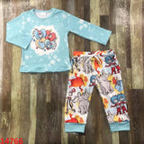 Read AA DSD Blue Pants Set