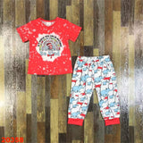 Read AA DSD red pants set