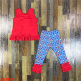 Read AA DSD red pants set