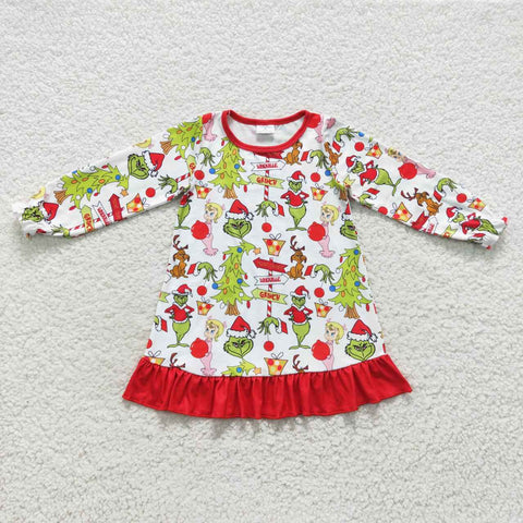 Matching Family Red Green Animal Pajamas