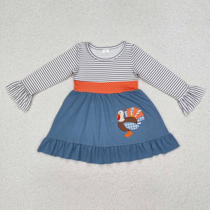 Thanksgiving Embroidered Matching Sibiling Set