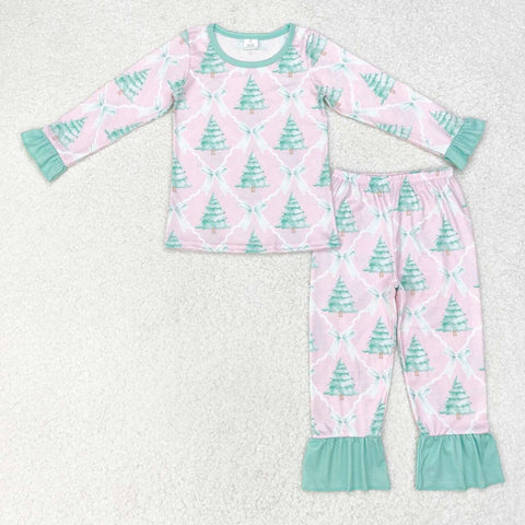 Matching Family Pastel Christmas Tree Pajamas