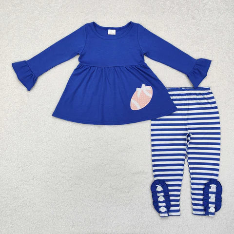 Colored Football Flowing Top and Leggings set