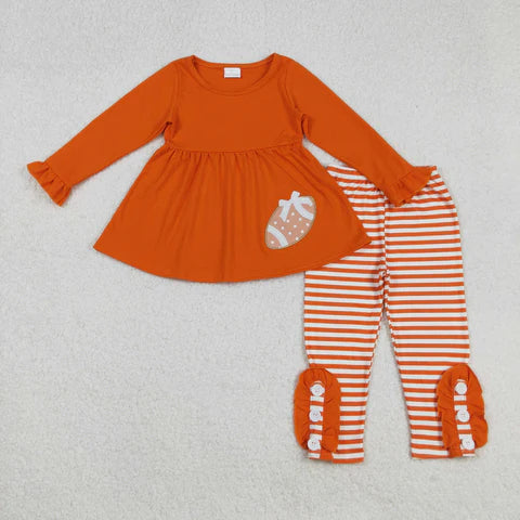 Colored Football Flowing Top and Leggings set