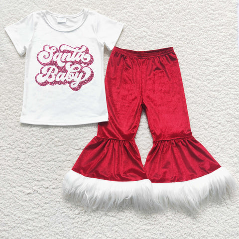 Santa Baby Pants Set