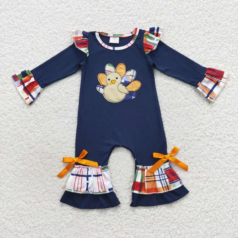 Thanksgiving Matching Embroidered Sibiling Set