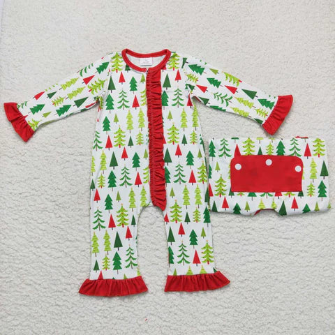 Matching Family Green Christmas Tree Pajamas