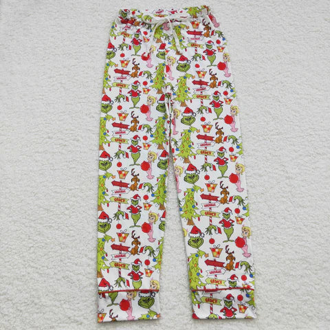 Matching Family Red Green Animal Pajamas