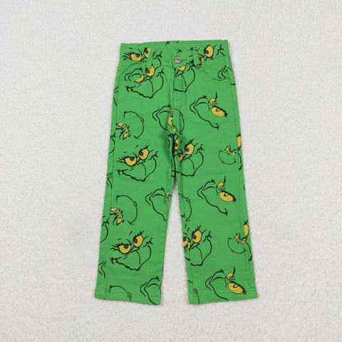 Mean Green Christmas Matching Pants - Boys