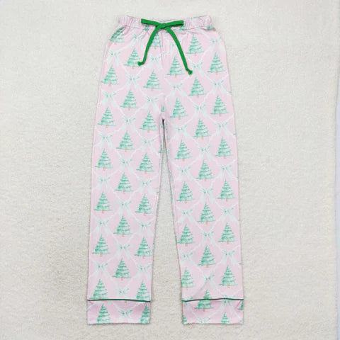 Matching Family Pastel Christmas Tree Pajamas
