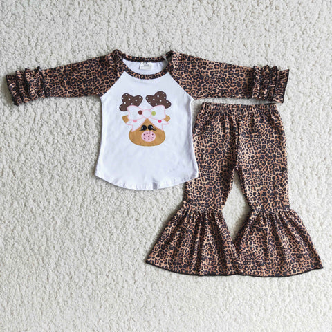 Rudolph Cheetah Pants Set
