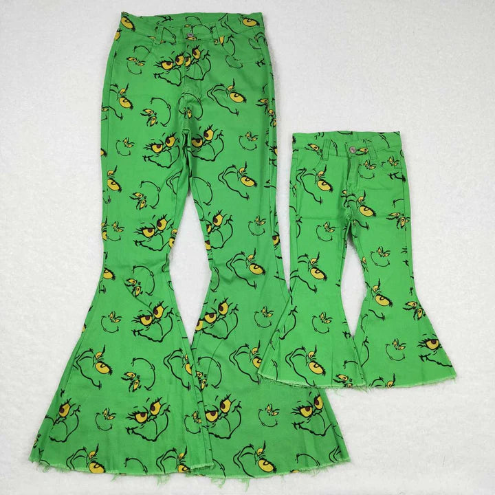 Mean Green Christmas Matching Pants - Adult