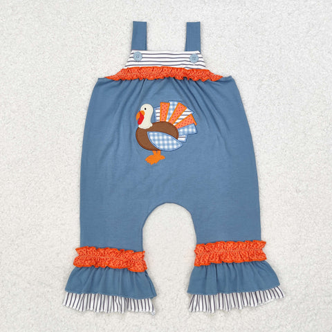 Thanksgiving Embroidered Matching Sibiling Set