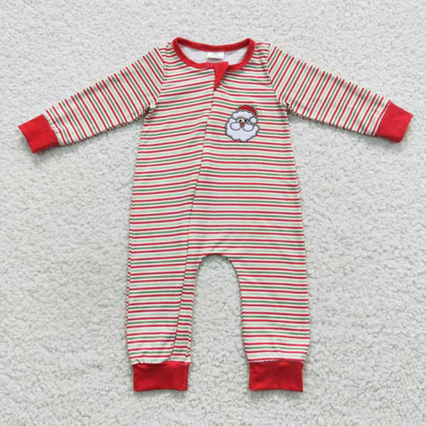 Stripe Santa Family Pajamas - Baby